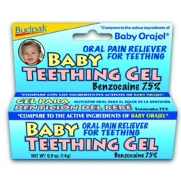 72 Pieces Budpak Baby Teething 0.5oz - Skin Care