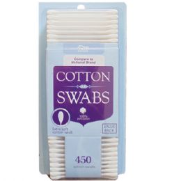 96 Pieces 450 Count Cotton Swabs - Cotton Balls & Swabs