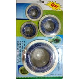 60 Wholesale 4pc Assorted Size Strainer