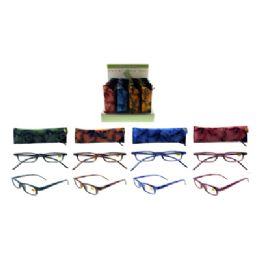 72 Wholesale Grape Vine Reading Glasses With Carry Case