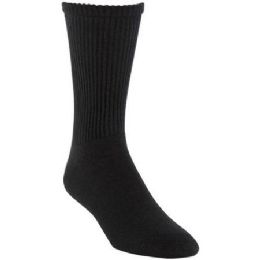 30 of Gildan 6pk Mens Black Crew Socks