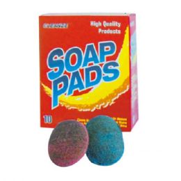 96 Pieces 10 Count Soap Pads - Scouring Pads & Sponges