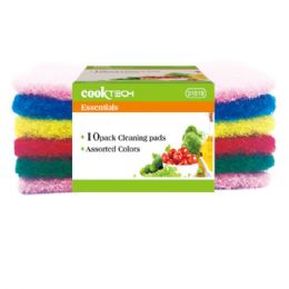 144 Pieces Six Piece Cleaning Pad - Scouring Pads & Sponges