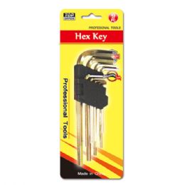 48 Units of 9 Piece Hex Key Set - Hex Keys