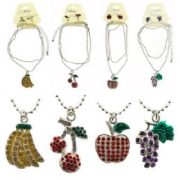 36 Bulk Necklace Earring Set