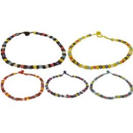 36 Pieces See Beaded Flower Necklace - Necklace Sets