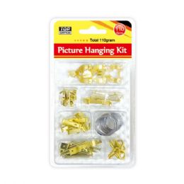 96 Pieces Picture Hanging Kits - Screws Nails and Anchors