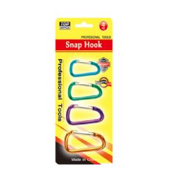 96 Wholesale 4 Pack Snap Hook