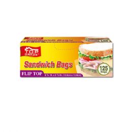 48 Wholesale Flip Top Sandwich Bag