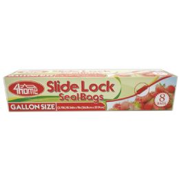 96 Wholesale Gallon Lock Seal Bag 8 Count