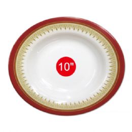 96 Pieces 10"deep Melamine Plate - Plastic Bowls and Plates