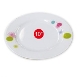 96 Pieces 10"melamine Plate - Plastic Bowls and Plates
