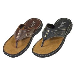 18 Wholesale Mens Flip Flops With Stitching