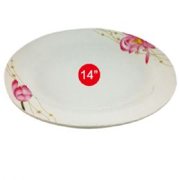 96 Pieces 14 Melamine Oval Plate - Plastic Bowls and Plates