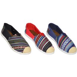 36 Wholesale Ladies Colorful Slip On Shoes