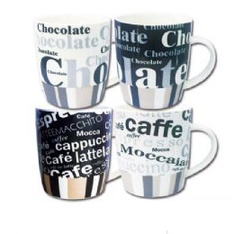 96 Wholesale Ceramic Mug 12oz Assorted Designs