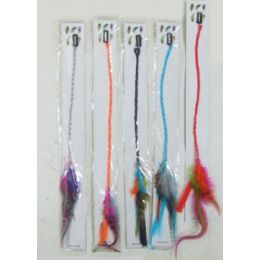60 Wholesale Threaded Hair Clip With Feather