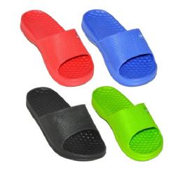 48 Pairs Kids Slip On Shower Shoes - Unisex Footwear