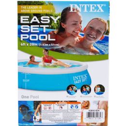 2 Pieces 6' X 20" Easy Set Pool In Color Box, Age 6+ - Summer Toys