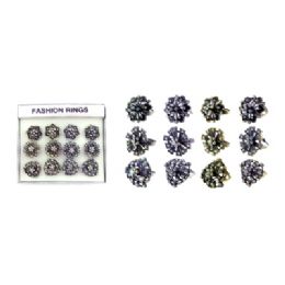 36 Wholesale Assorted Style Ring Display