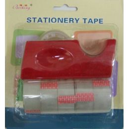 144 Wholesale 6pc Tape And Dispenser Set
