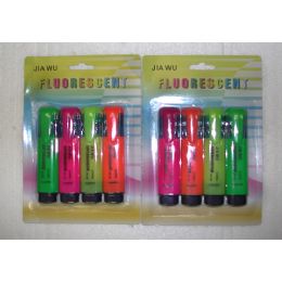 144 Wholesale 4pc. Highlighters