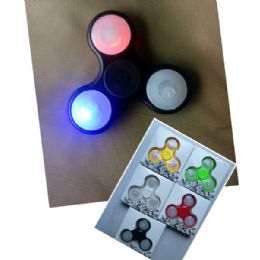20 Wholesale Light Up Fidget SpinneR--Asst Colors