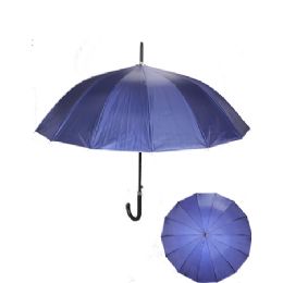 24 Pieces Navy Umbrella - Umbrellas & Rain Gear