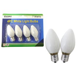 72 Pieces 4pc White Lightbulbs - Lightbulbs