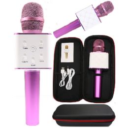 6 Wholesale Karaoke Microphone Hot Pink Only