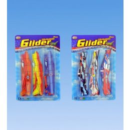 96 Wholesale 3 Piece Gliders In Blister Assorted Design