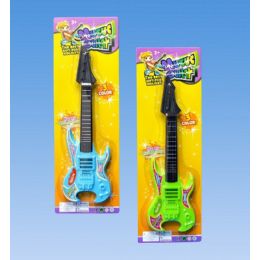 96 Wholesale Guitar In Blister Card 2 Assorted Colors