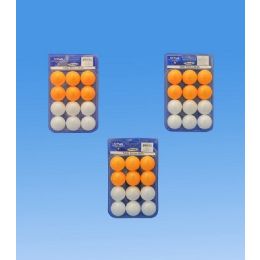96 Wholesale 12 Pieces Ping Pong Balls In Blister