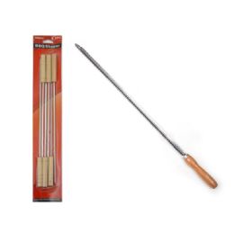 96 of 6 Piece Bbq Skewer With Wooden Handle