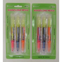 144 Wholesale 3pc. Highlighters