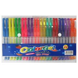 80 Wholesale 24pc. Gel Pen Set