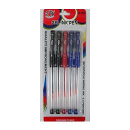 72 Wholesale 5pc. Gel Ink Pen Set