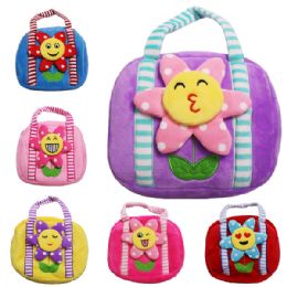 36 Wholesale Kids Flower Bag Assorted Color