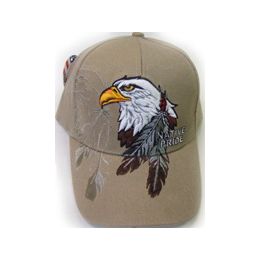 48 Wholesale Native Pride Eagle & Feather Cap