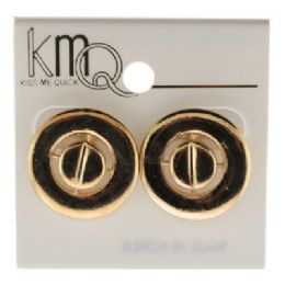 36 Pieces Gold Post Earrings Metal Stud - Earrings