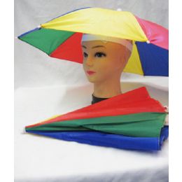 48 Wholesale 15 Inches Umbrella Hat