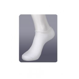 144 Wholesale Men's White No Show Sports Socks