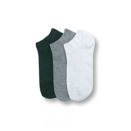 144 Wholesale Youth Black Low Cut Sports Socks Size 9-11