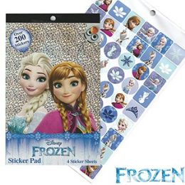 48 Wholesale Disney's Frozen Sticker Pads