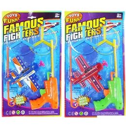 48 Wholesale 5 Piece Famous Fighters Disk And Glider Launchers