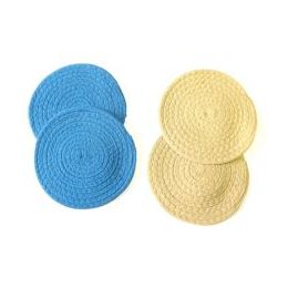 48 Wholesale 2 Pack Woven Round Trivet