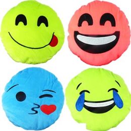 60 Wholesale Plush Colorful Emojis