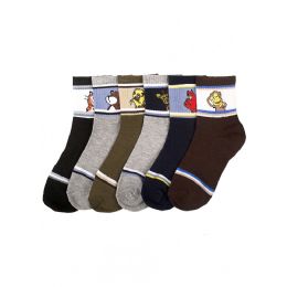 144 Wholesale Boy's Animal Crew Socks