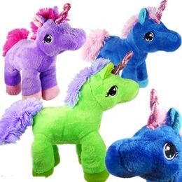 24 Wholesale Plush Colorful Unicorns