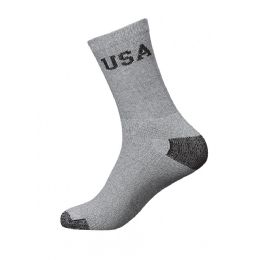 240 Wholesale Men's Usa Sports Crew Socks Size 10-13